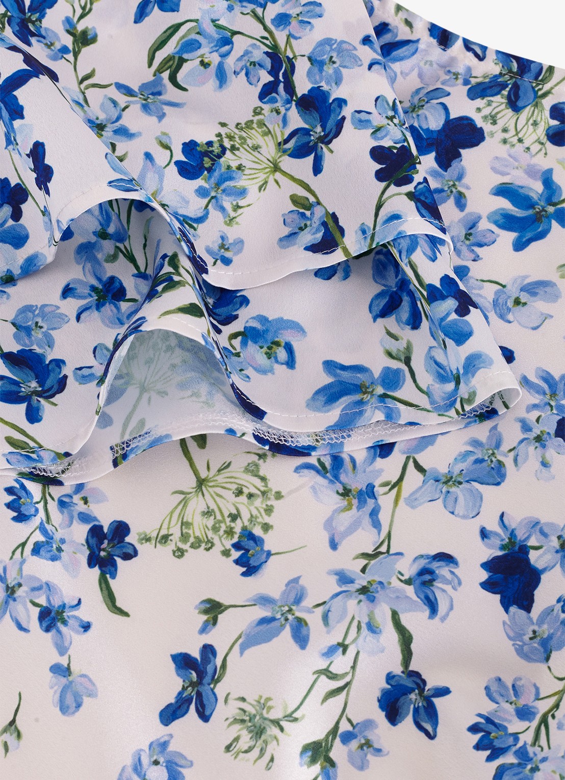 Phase Eight Rowan top met grafische print - detail 5 blauw