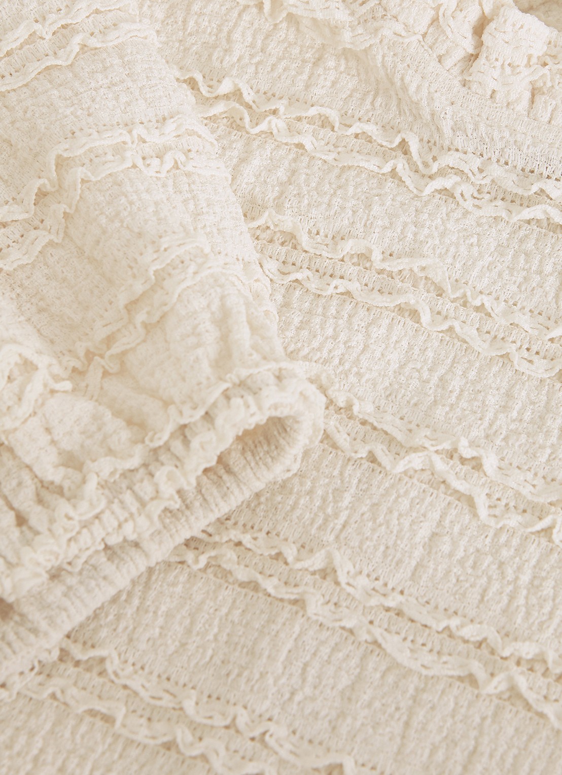 Phase Eight Samiha top met structuur  - detail 8 gebroken wit