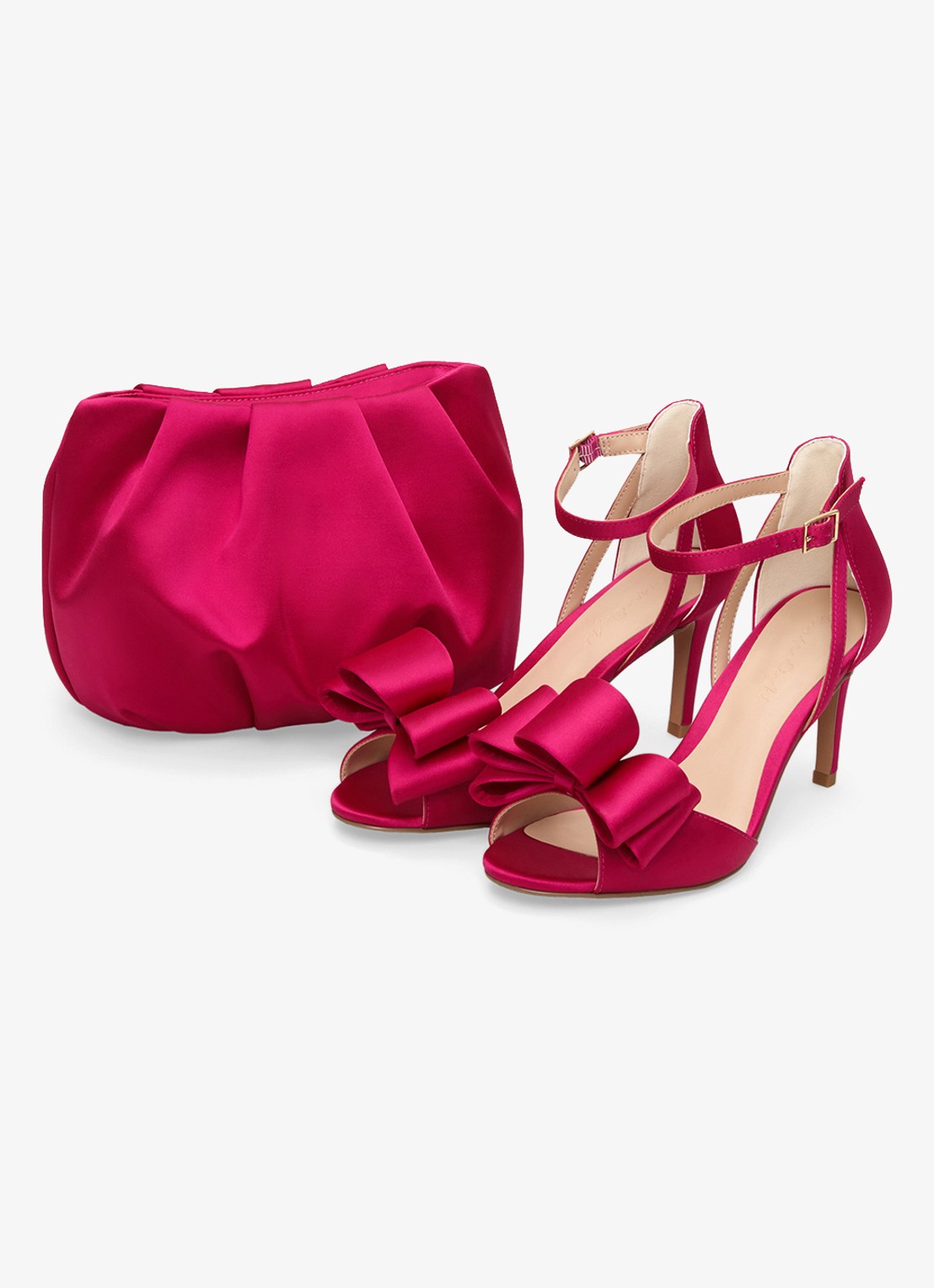 Phase Eight Sandaal met strikdetail - detail 2 roze