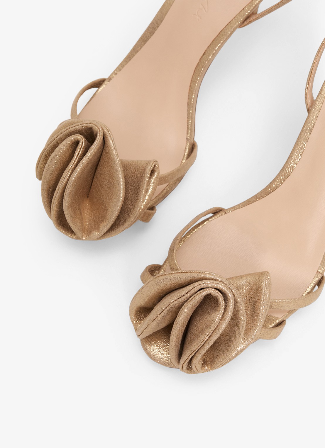 Phase Eight Sandalette met glitter - detail 4 goud