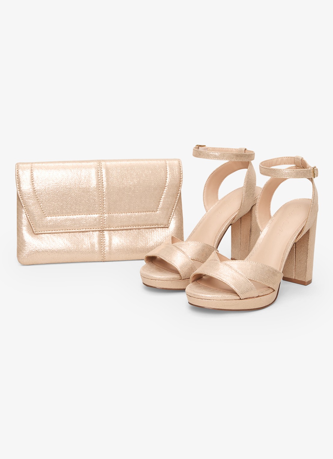 Phase Eight Sandalette met glitter - detail 6 lichtroze