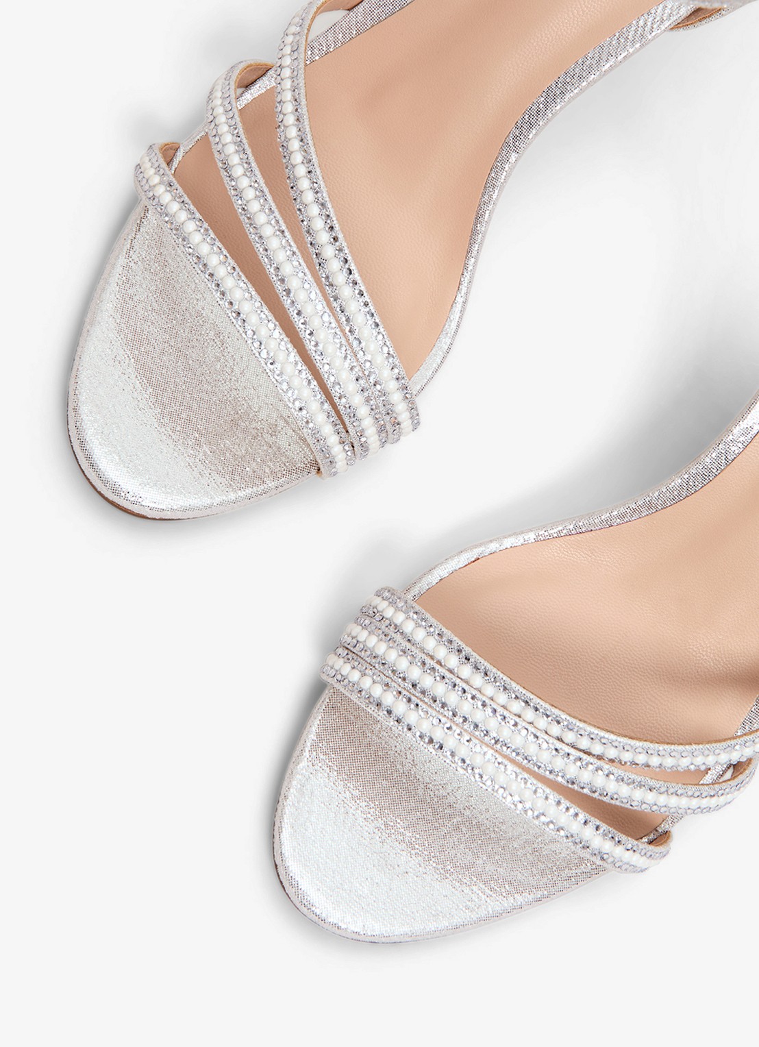 Phase Eight Sandalette met strass - detail 3 zilver