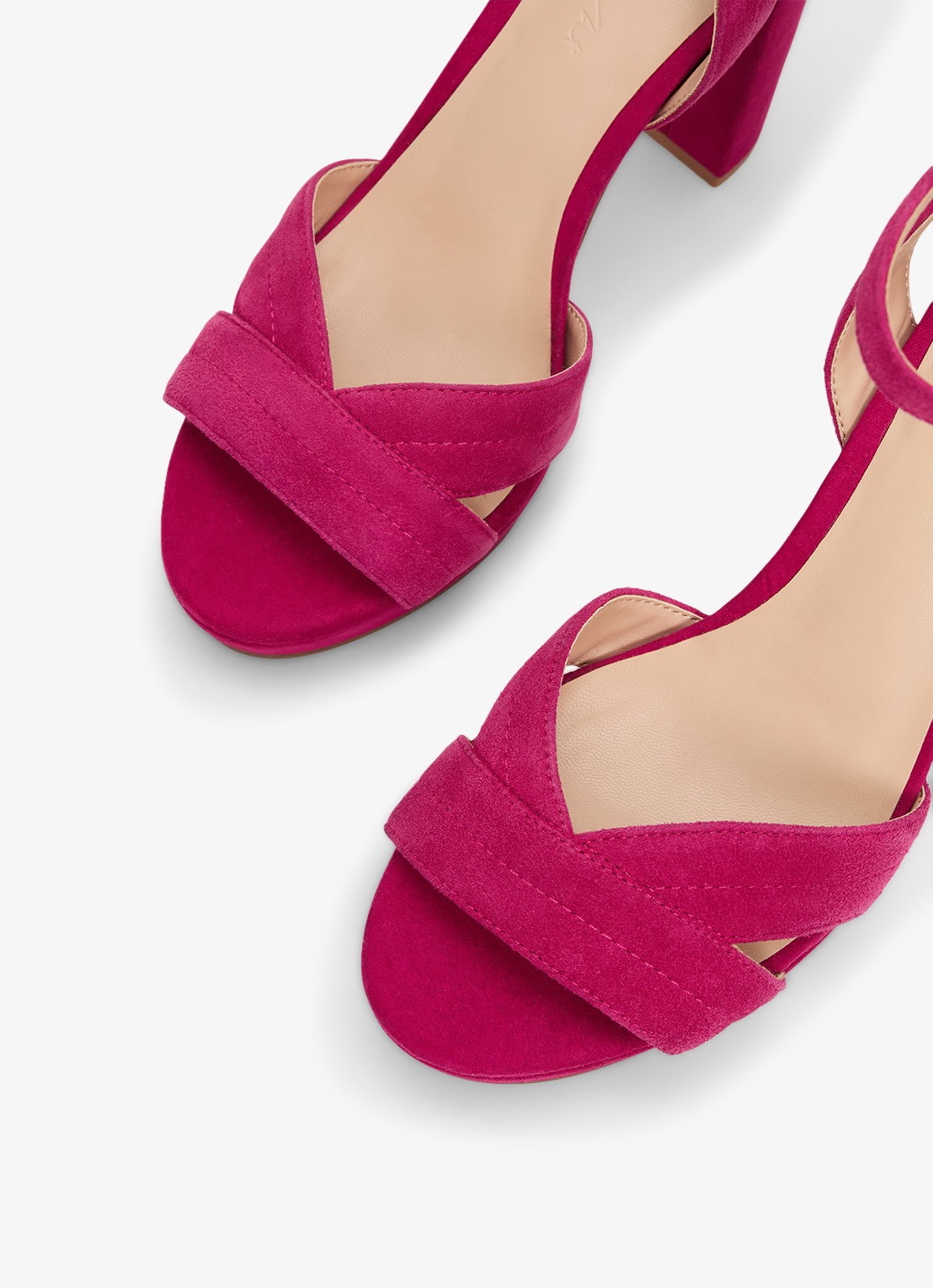Phase Eight Sandalette van suède - detail 4 donkerroze