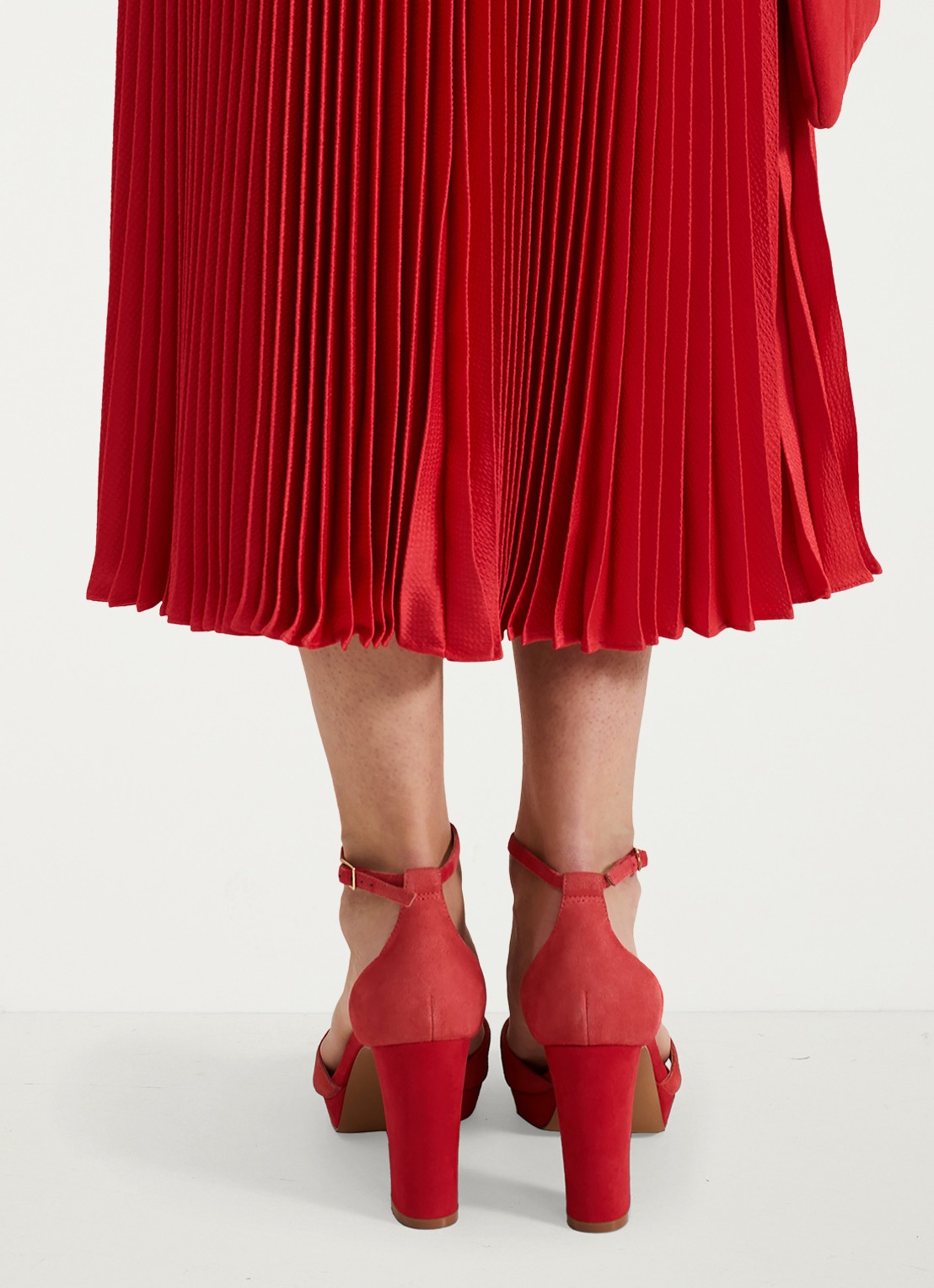 Phase Eight Sandalette van suède - detail 7 rood