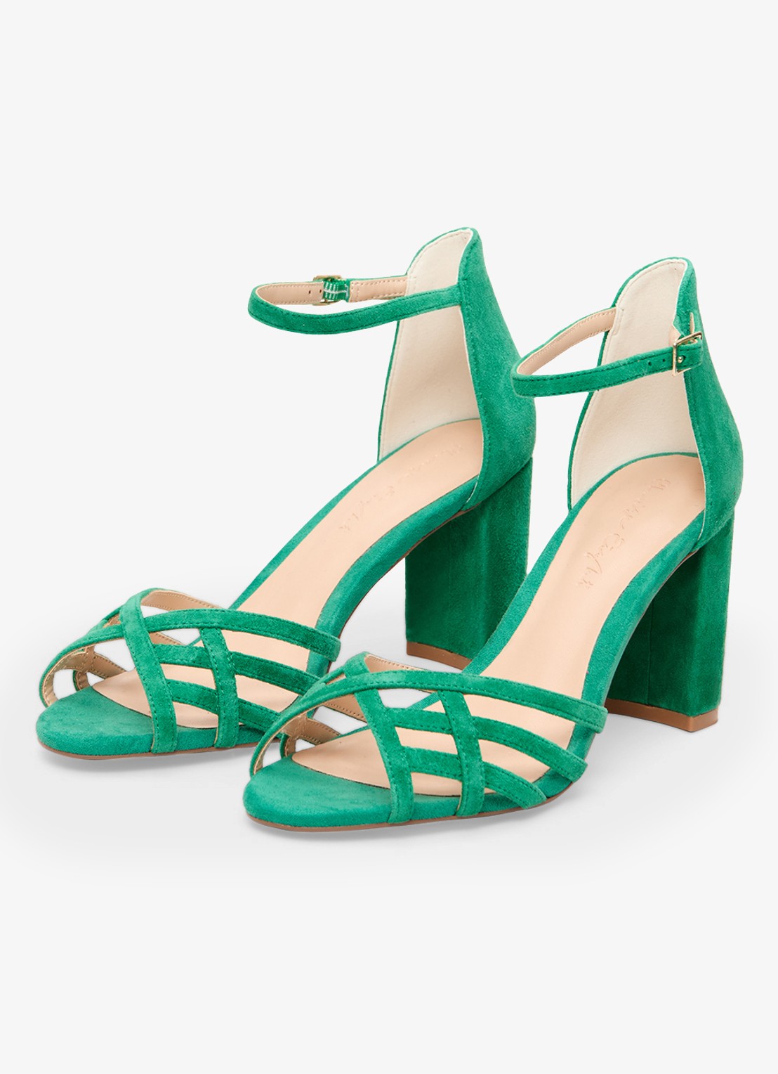 Phase Eight Sandalette van suède - detail 4 groen