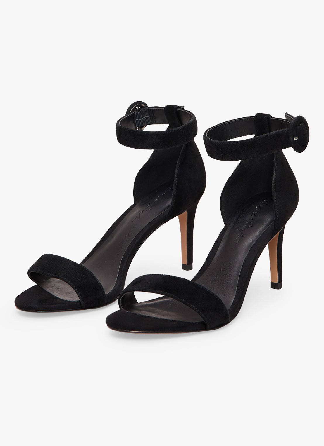 Phase Eight Sandalette van suède - detail zwart