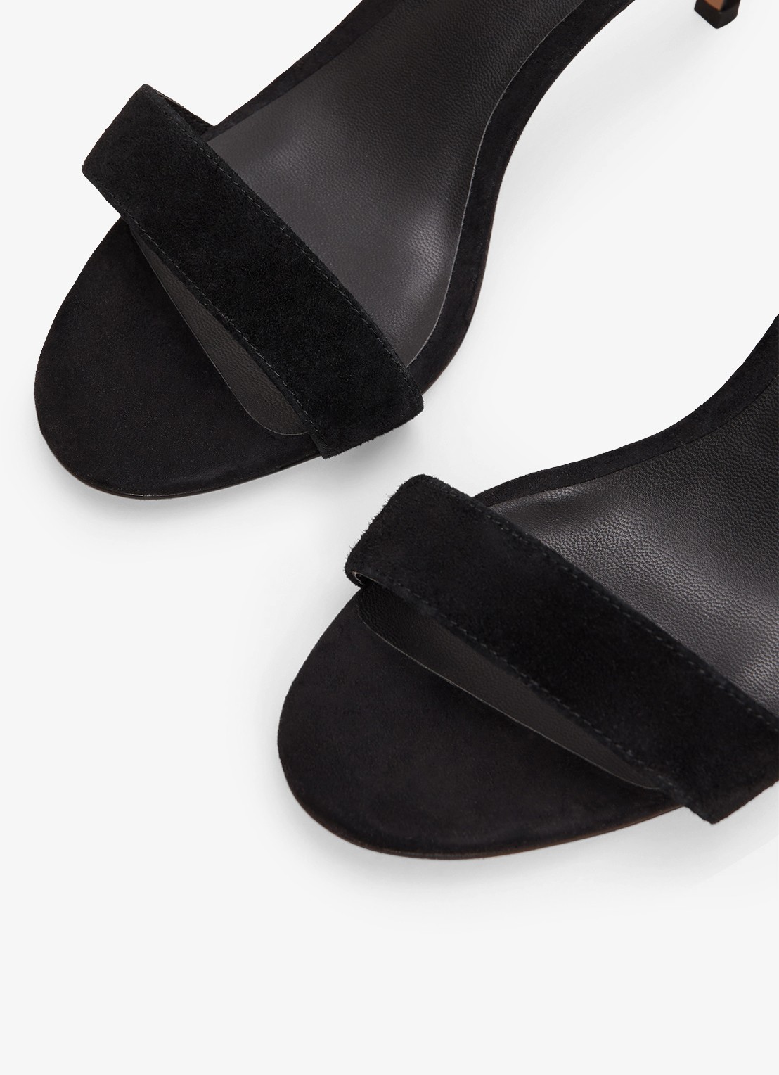 Phase Eight Sandalette van suède - detail 2 zwart