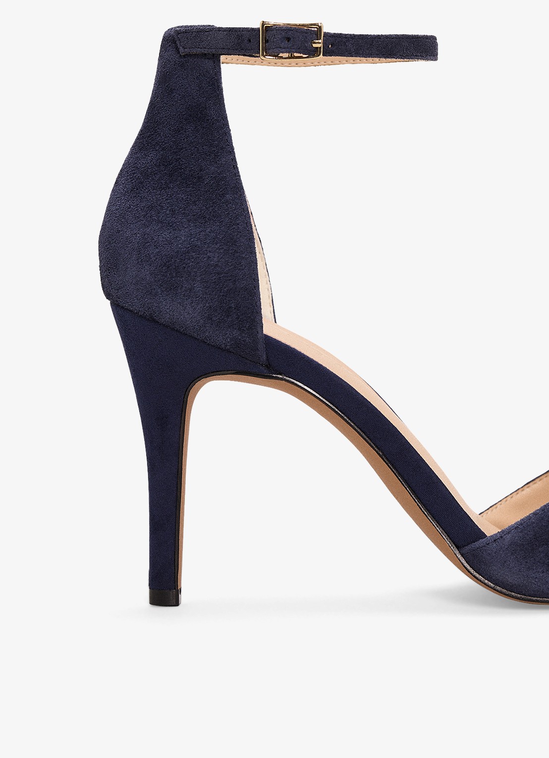 Phase Eight Sandalette van suède - detail 2 donkerblauw