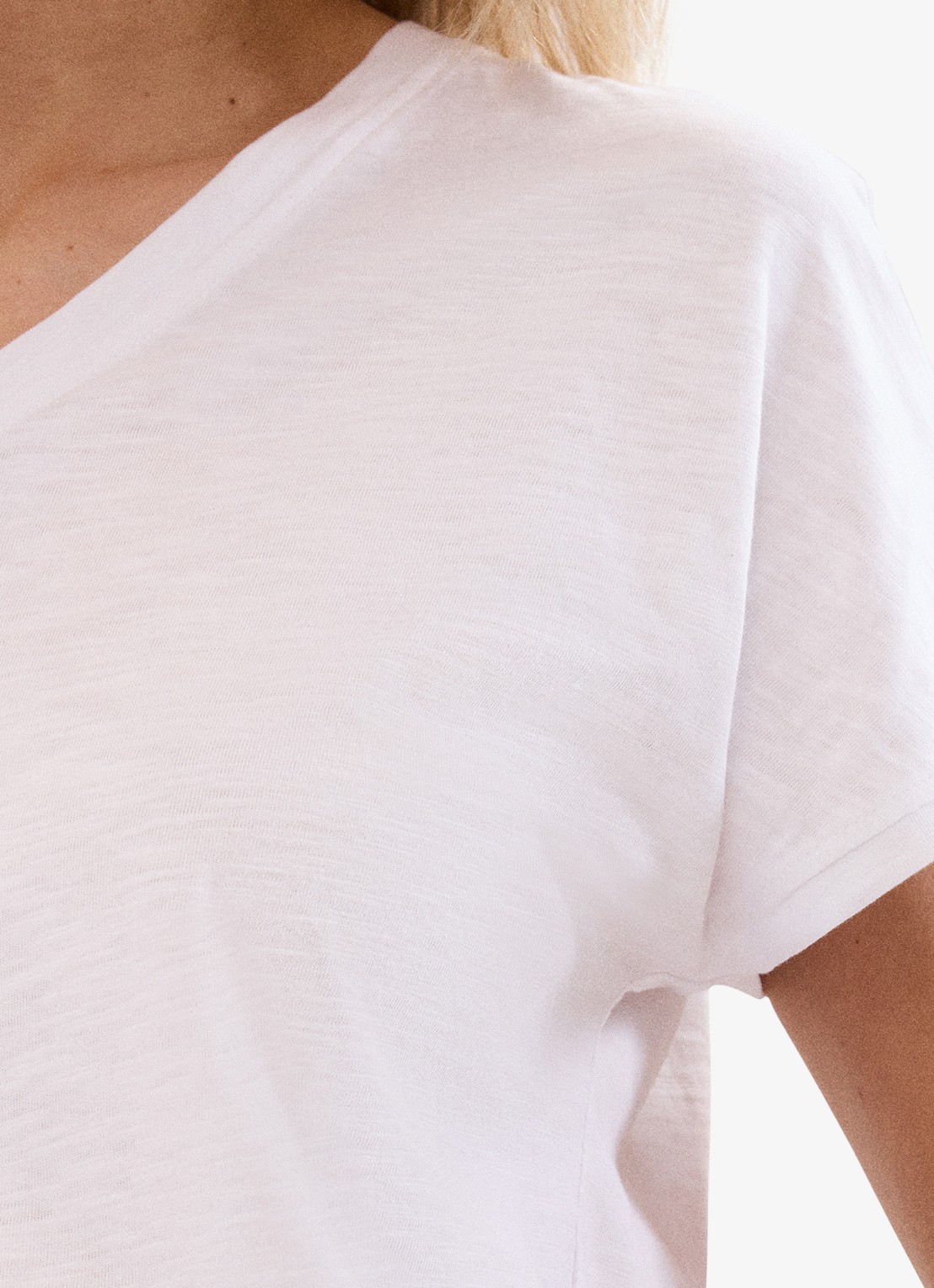 Phase Eight Saphiya t-shirt van katoen - detail 3 wit