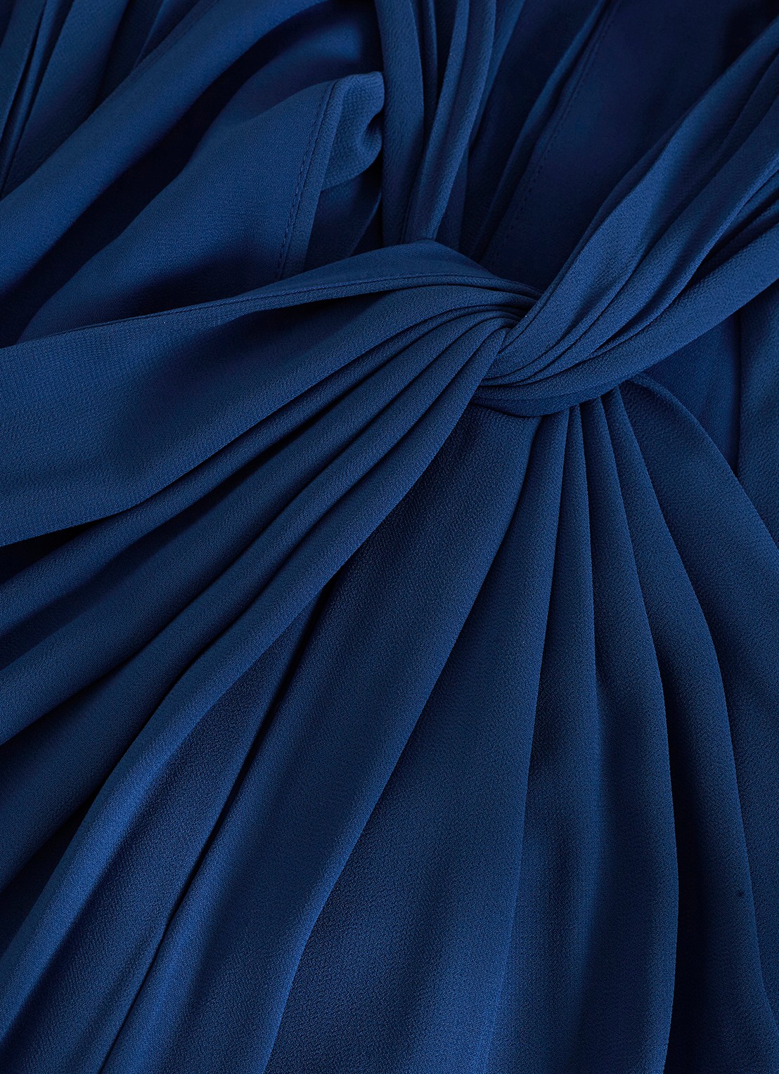 Phase Eight Sathia midi jurk met plooien - detail 5 donkerblauw