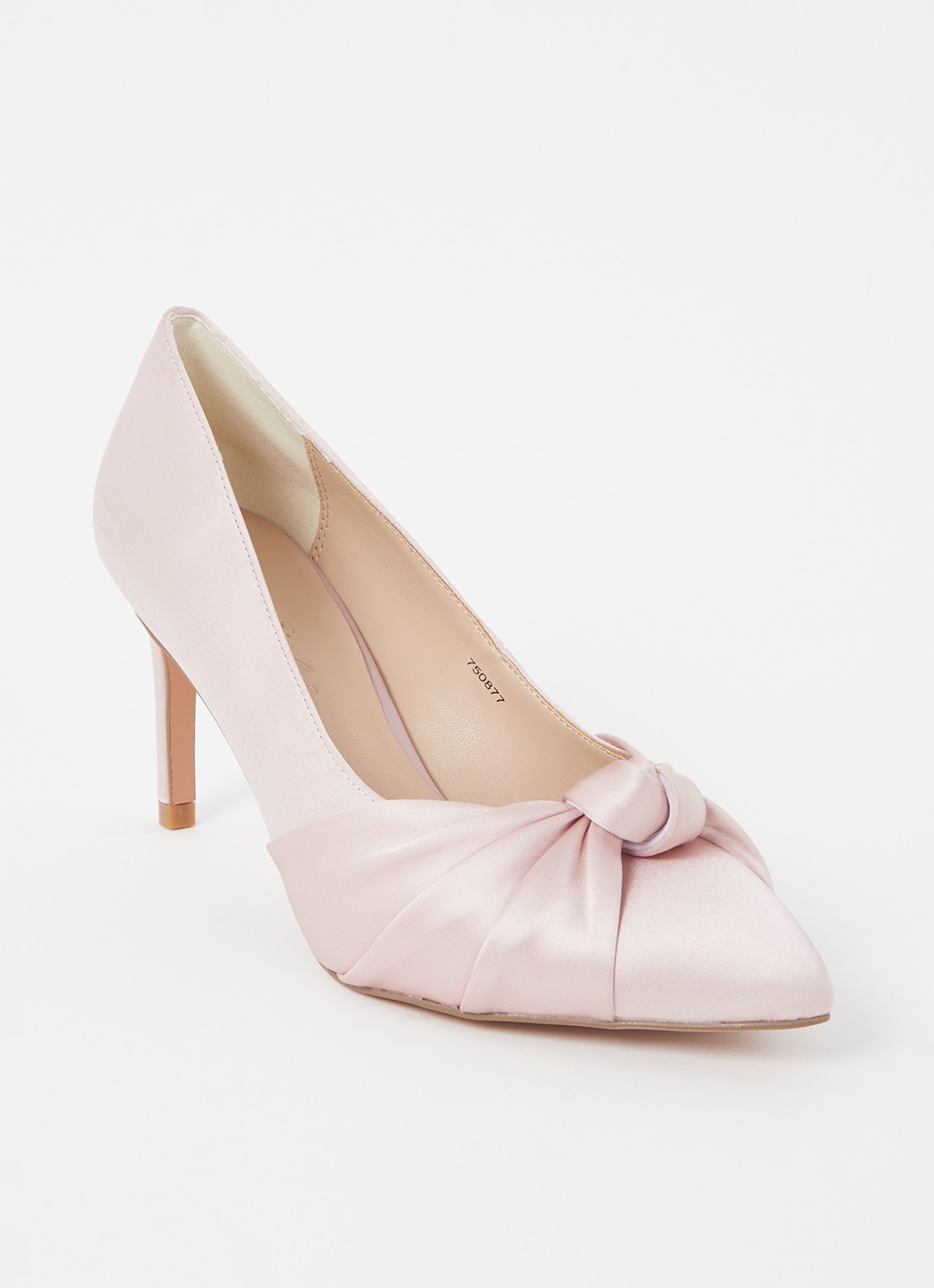 Phase Eight Satin Knot Court Antique Rose - voorkant lichtroze