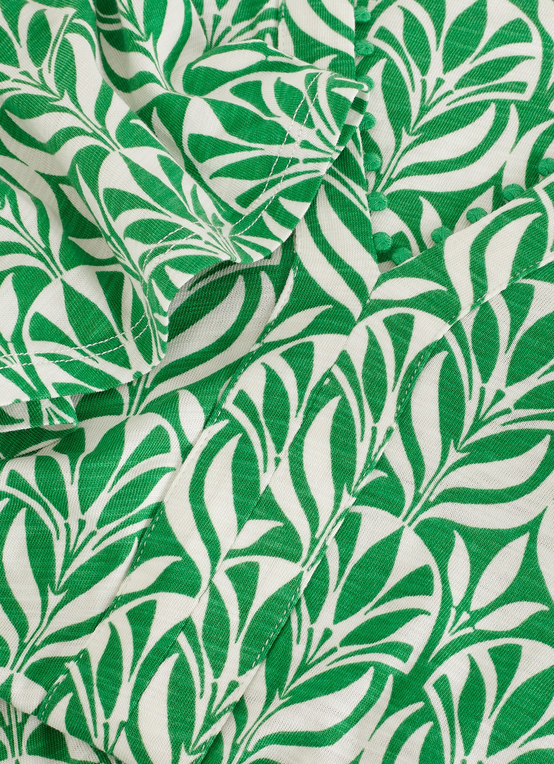 Phase Eight Shakira midi jurk met grafische print - detail 5 groen