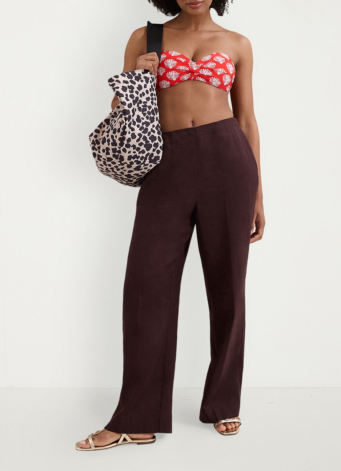 Phase Eight Shell bikinitop met print - detail 5 rood