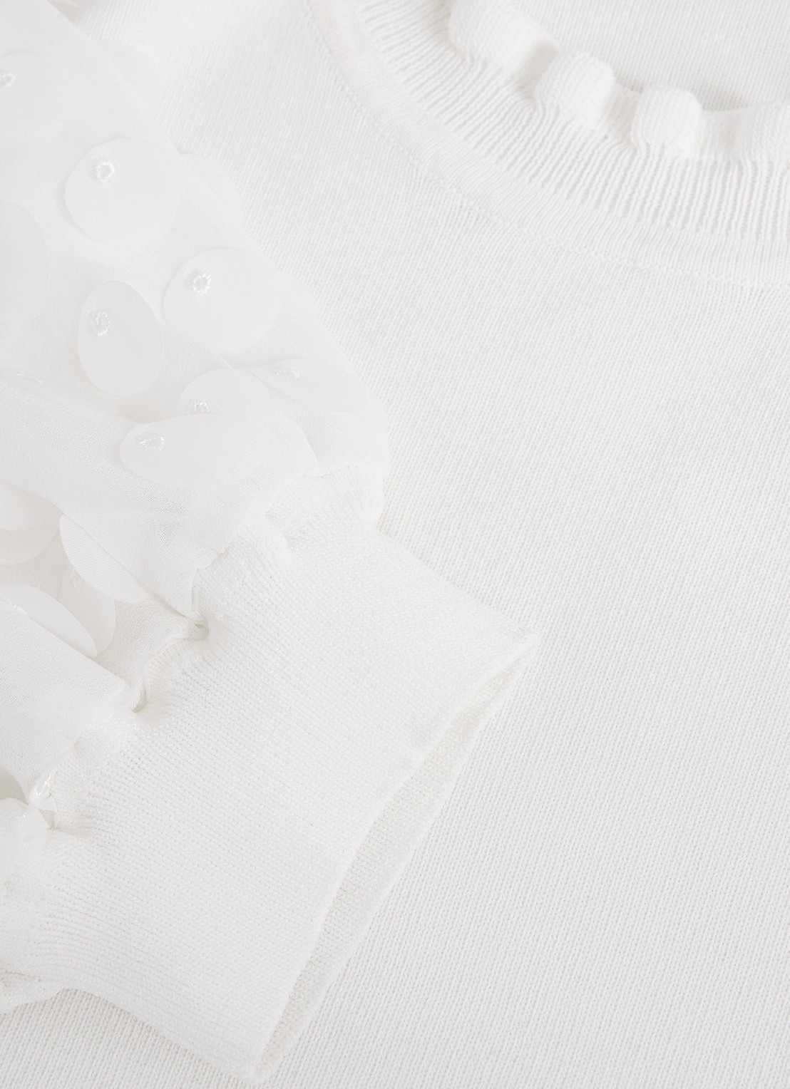 Phase Eight Shelly trui met gestipt detail - detail 7 ivoor