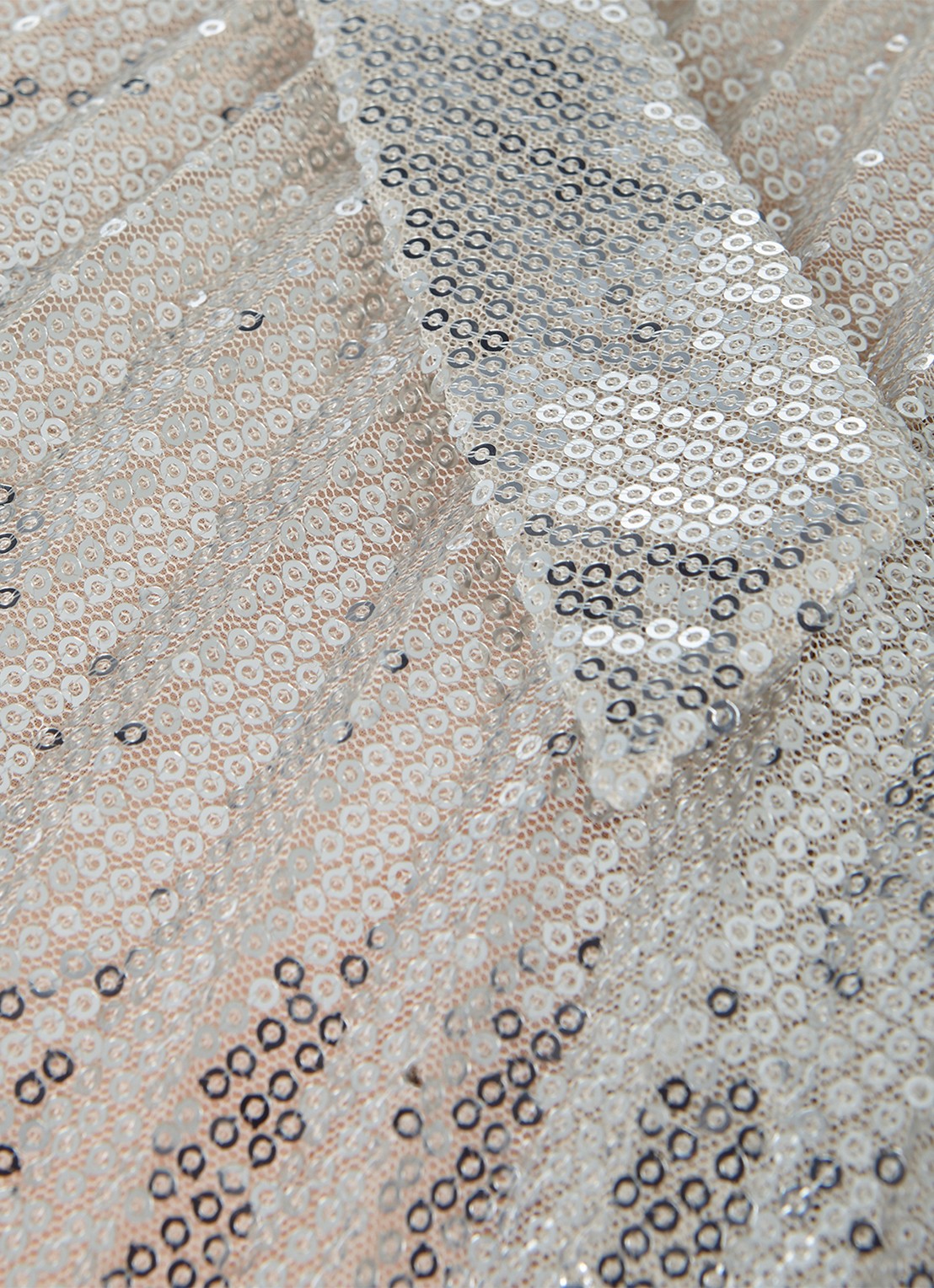 Phase Eight Simara Sequin Maxi soft gold - detail 3 okergeel