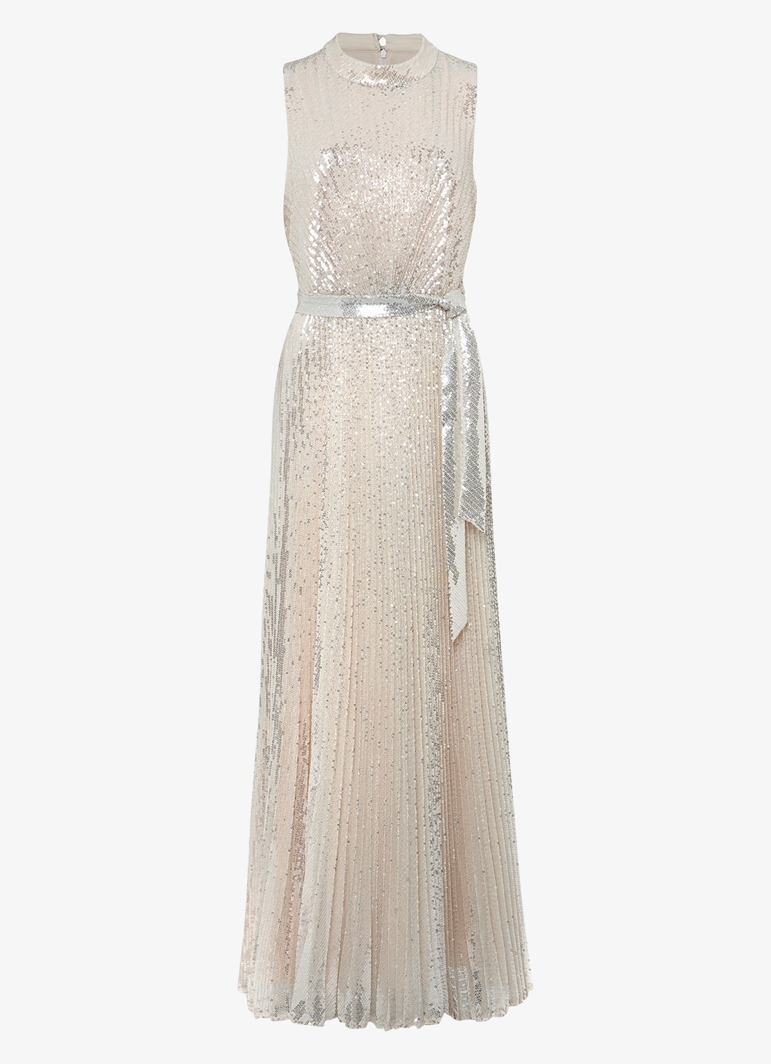Phase Eight Simara Sequin Maxi soft gold - voorkant 5 okergeel