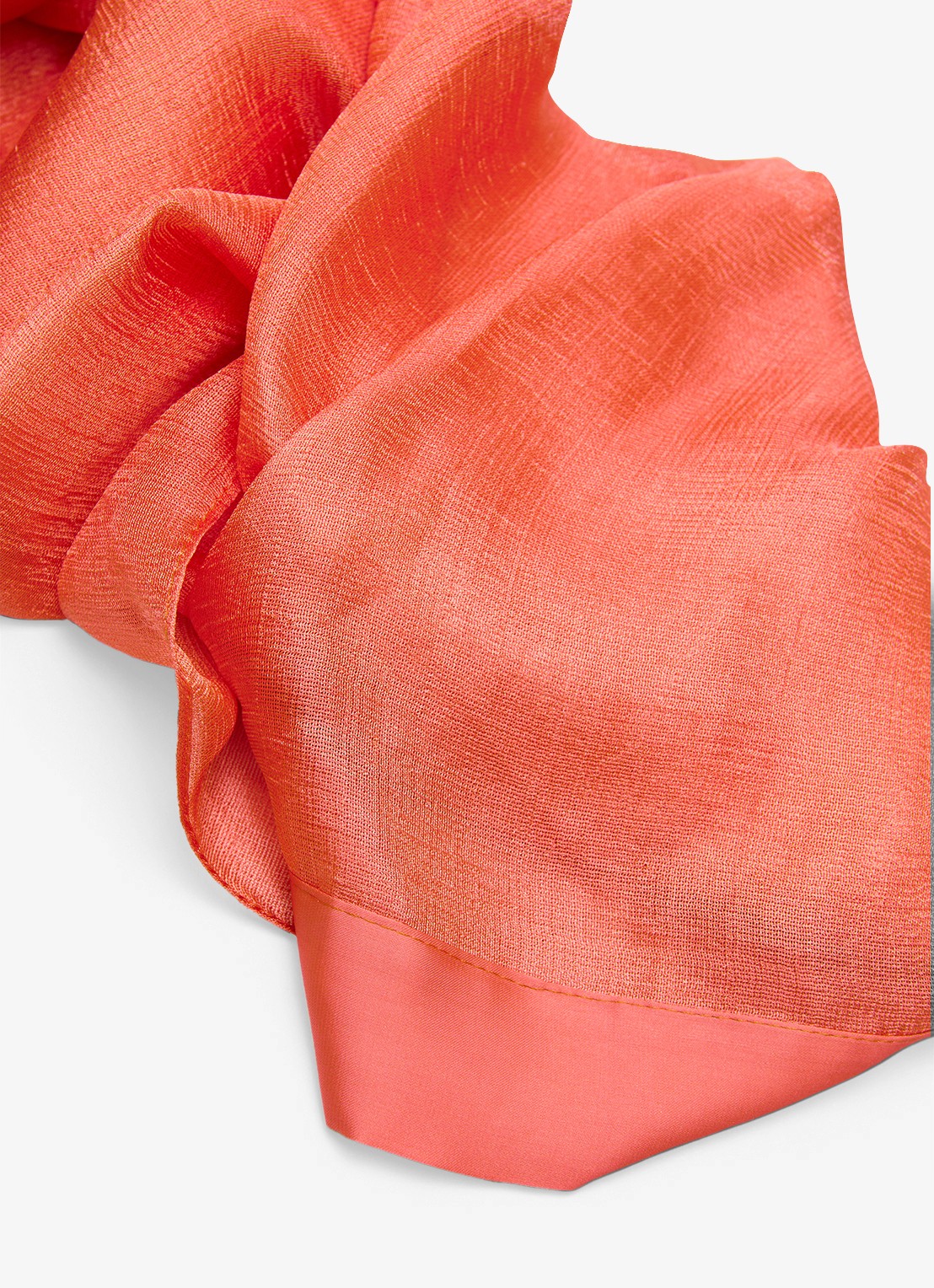 Phase Eight Sjaal 200 x 95 cm - detail 4 orange