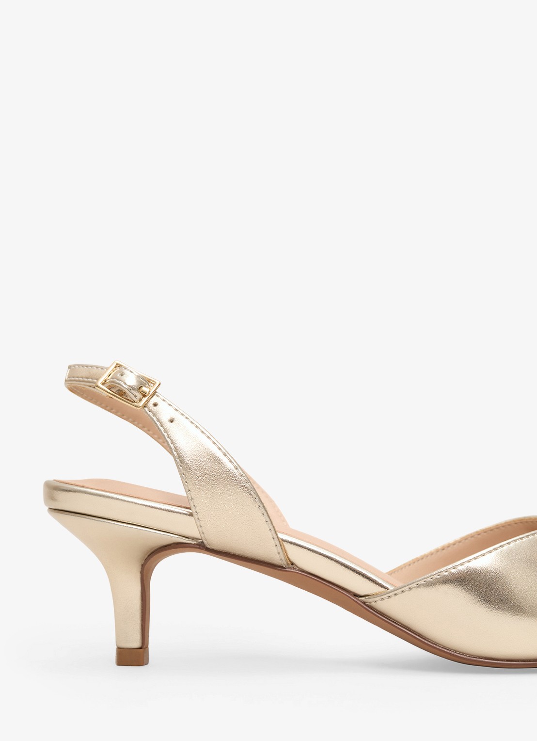Phase Eight Slingback met metallic finish - detail 4 goud