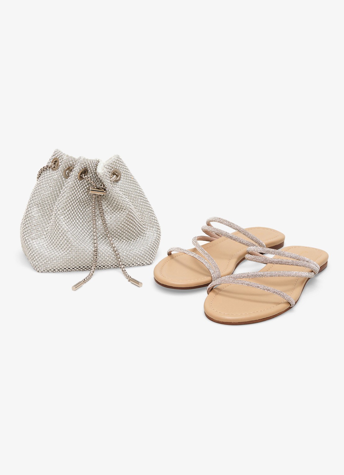 Phase Eight Sparkle Sandal - detail 5 zilver