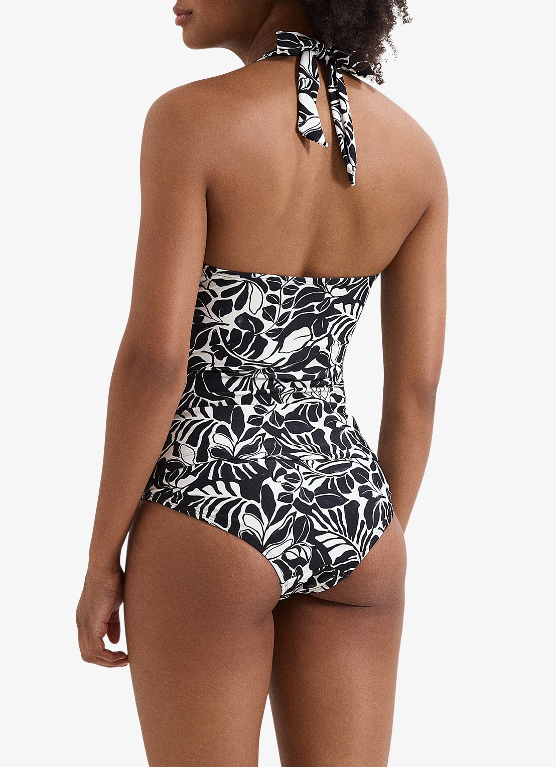 Phase Eight Stitch tankini met print - achterkant 8 zwart