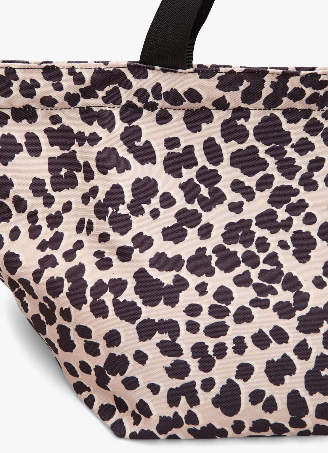 Phase Eight Strandtas met panterprint  - detail 4 bruin