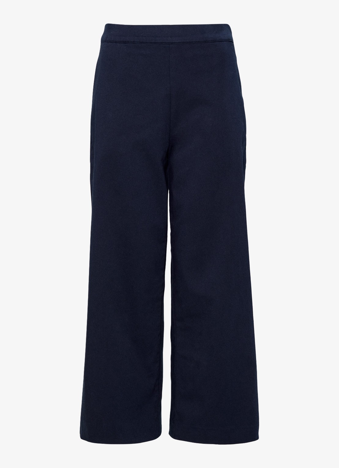 Phase Eight Sylvie high waist wide fit cropped broek - voorkant 5 donkerblauw
