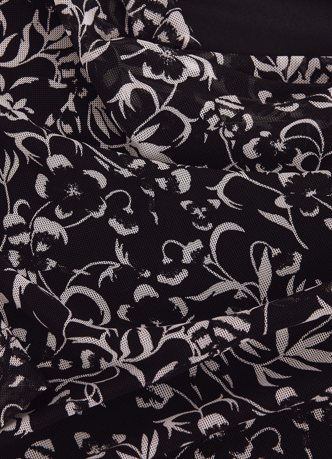Phase Eight Tammy top met bloemenprint - detail 8 zwart