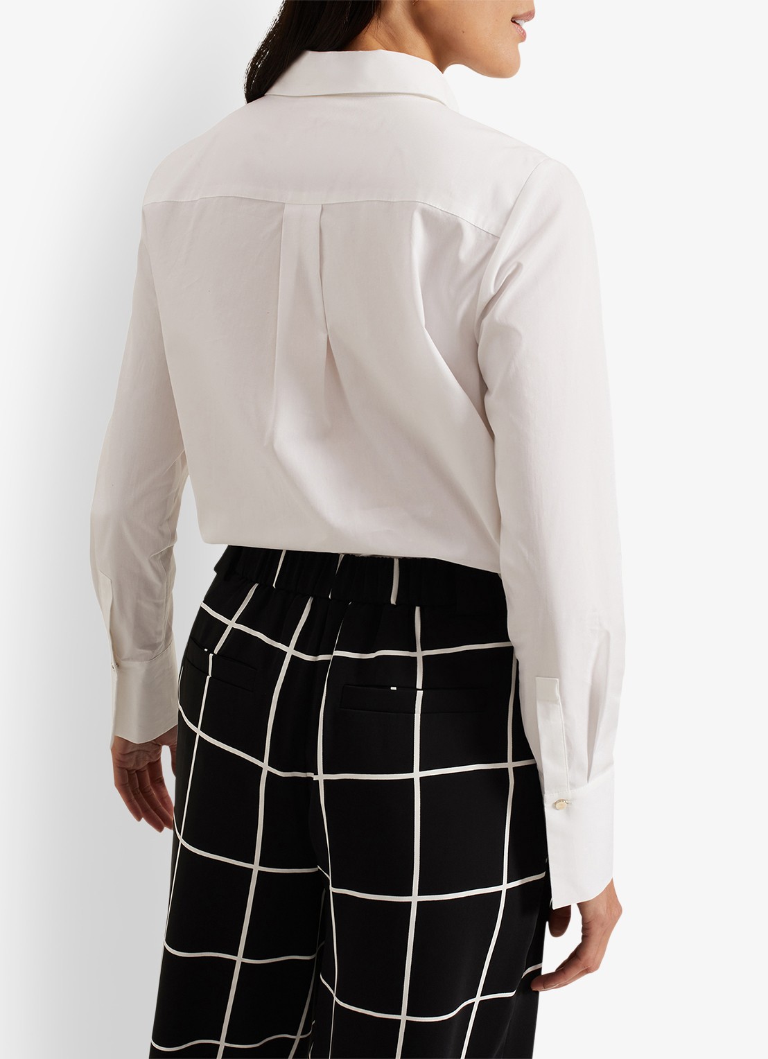Phase Eight The White Shirt blouse - achterkant wit
