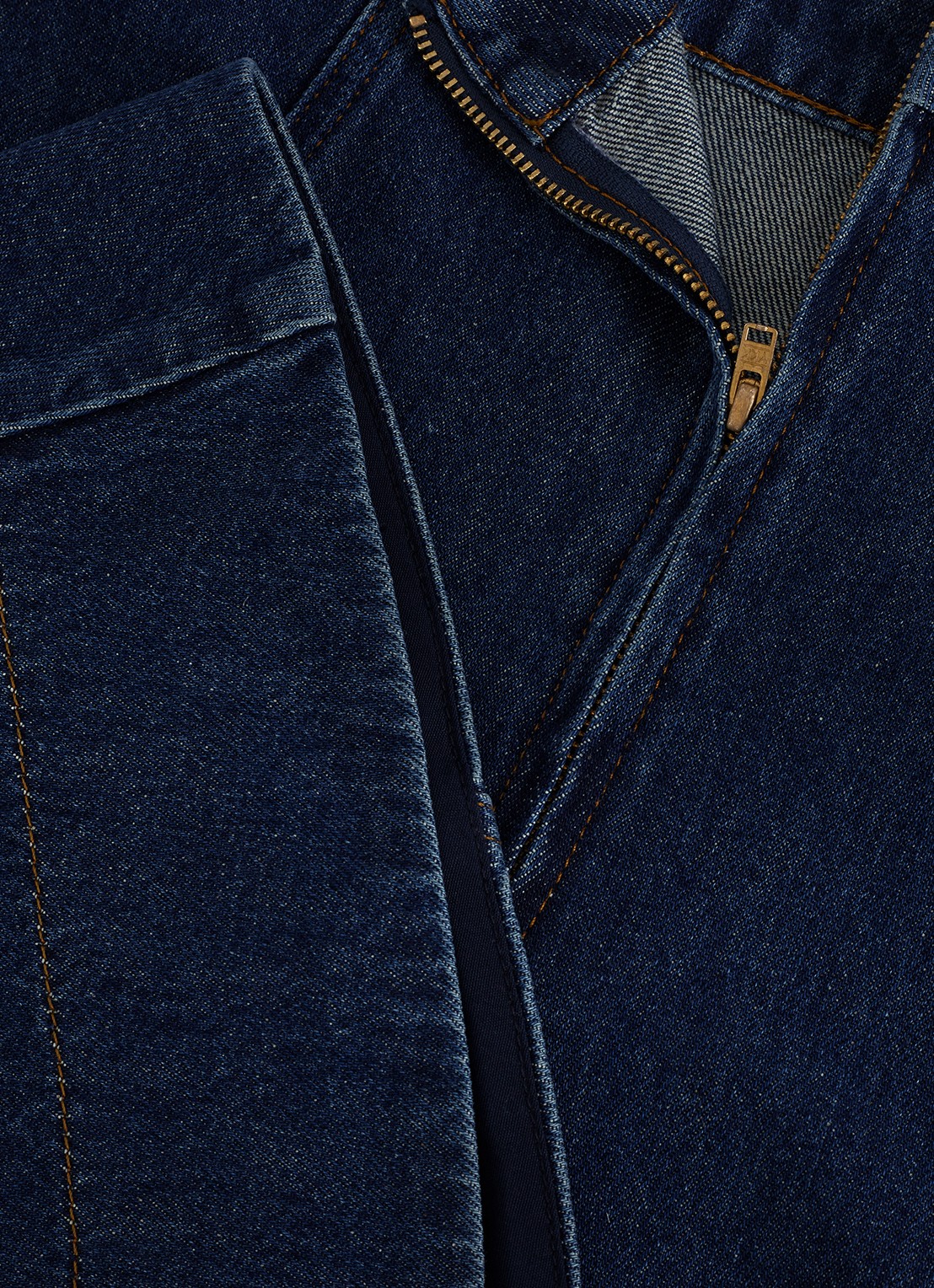 Phase Eight Thea midi rok van denim - detail 3 denim