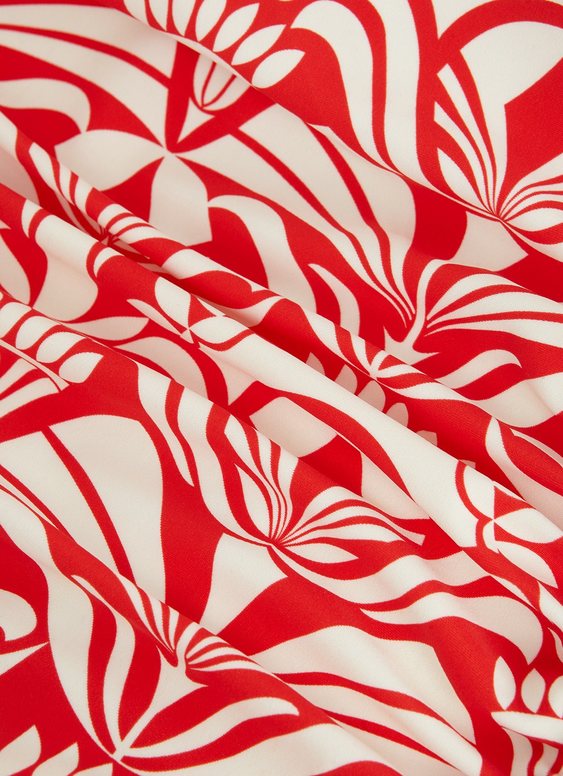 Phase Eight Tile badpak met print - detail 7 rood