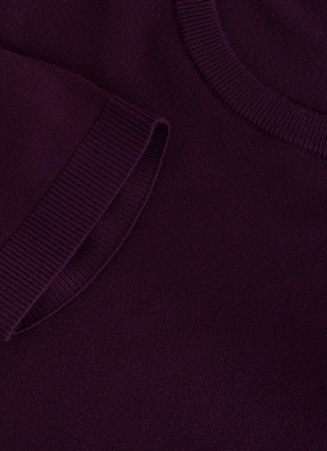 Phase Eight Tula fijngebreide top - detail 4 paars