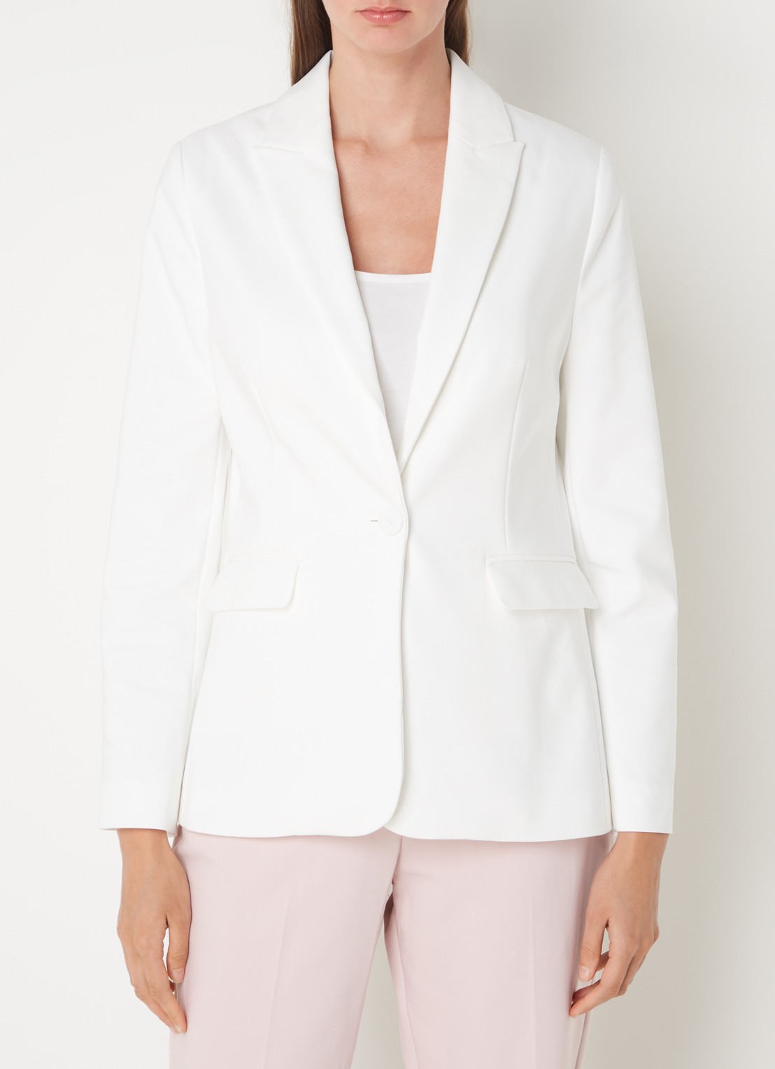 Phase Eight Ulrica blazer met klepzakken - detail wit