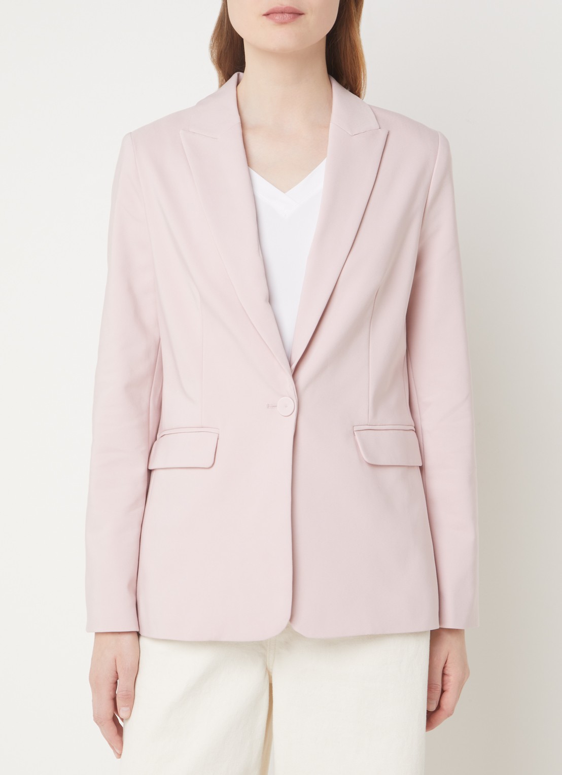 Phase Eight Ulrica blazer met klepzakken - detail oudroze