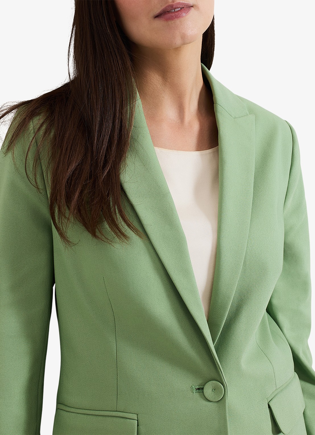 Phase Eight Ulrica blazer met klepzakken - detail 3 lindegroen