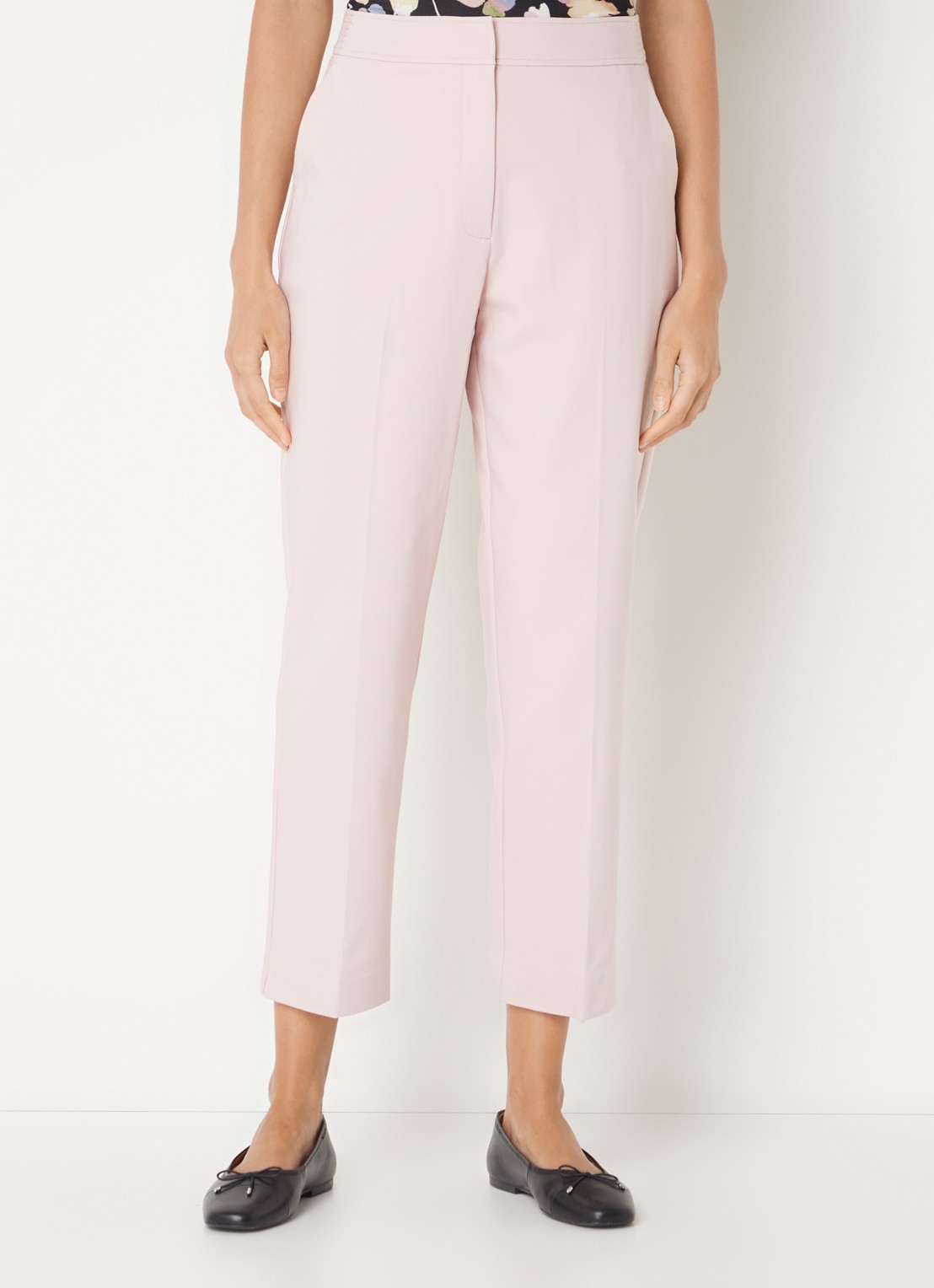Phase Eight Ulrica high waist cropped tapered fit pantalon met stretch - detail 4 oudroze