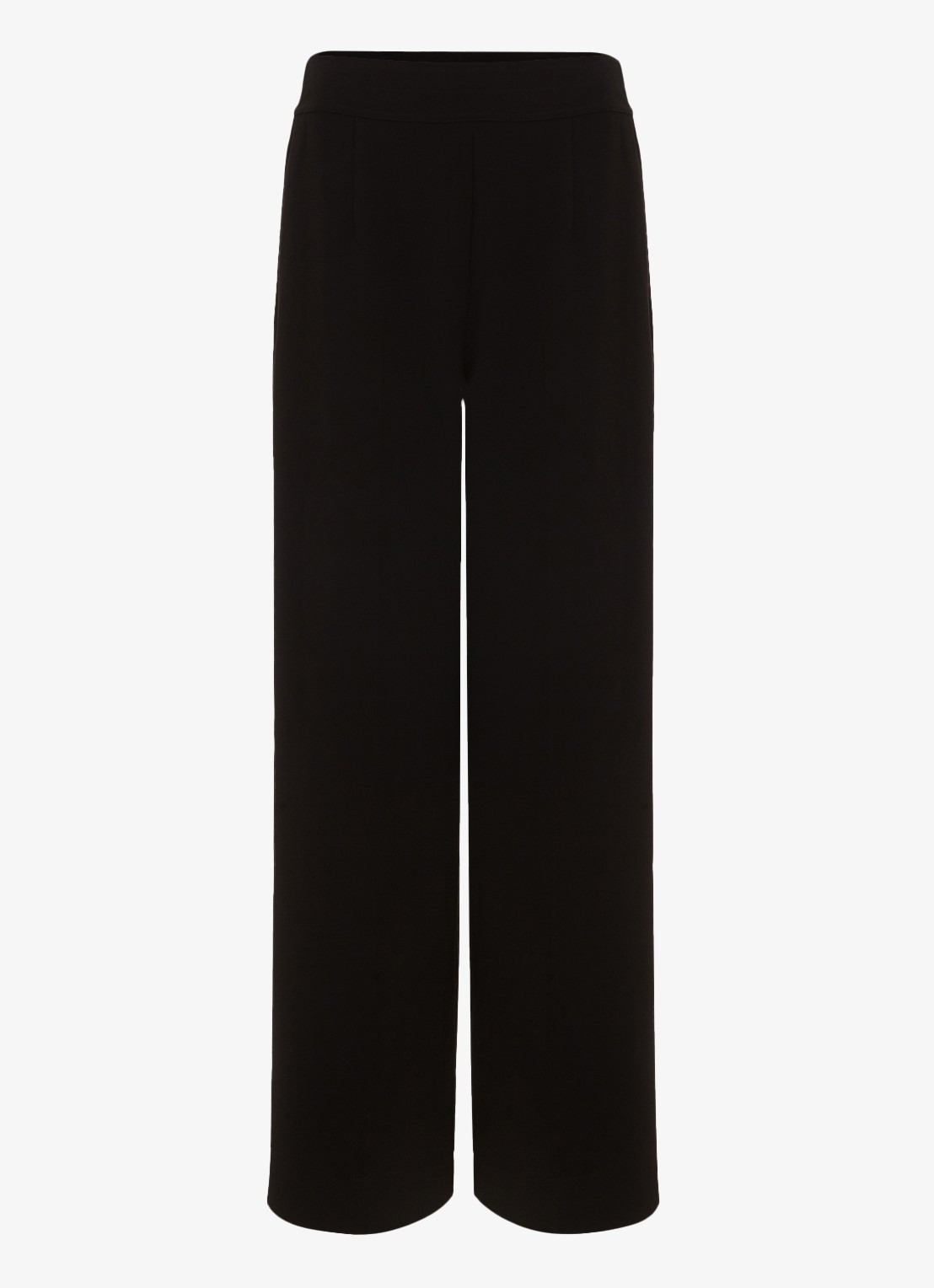 Phase Eight Vari high waist loose fit pantalon met steekzakken - voorkant 6 zwart