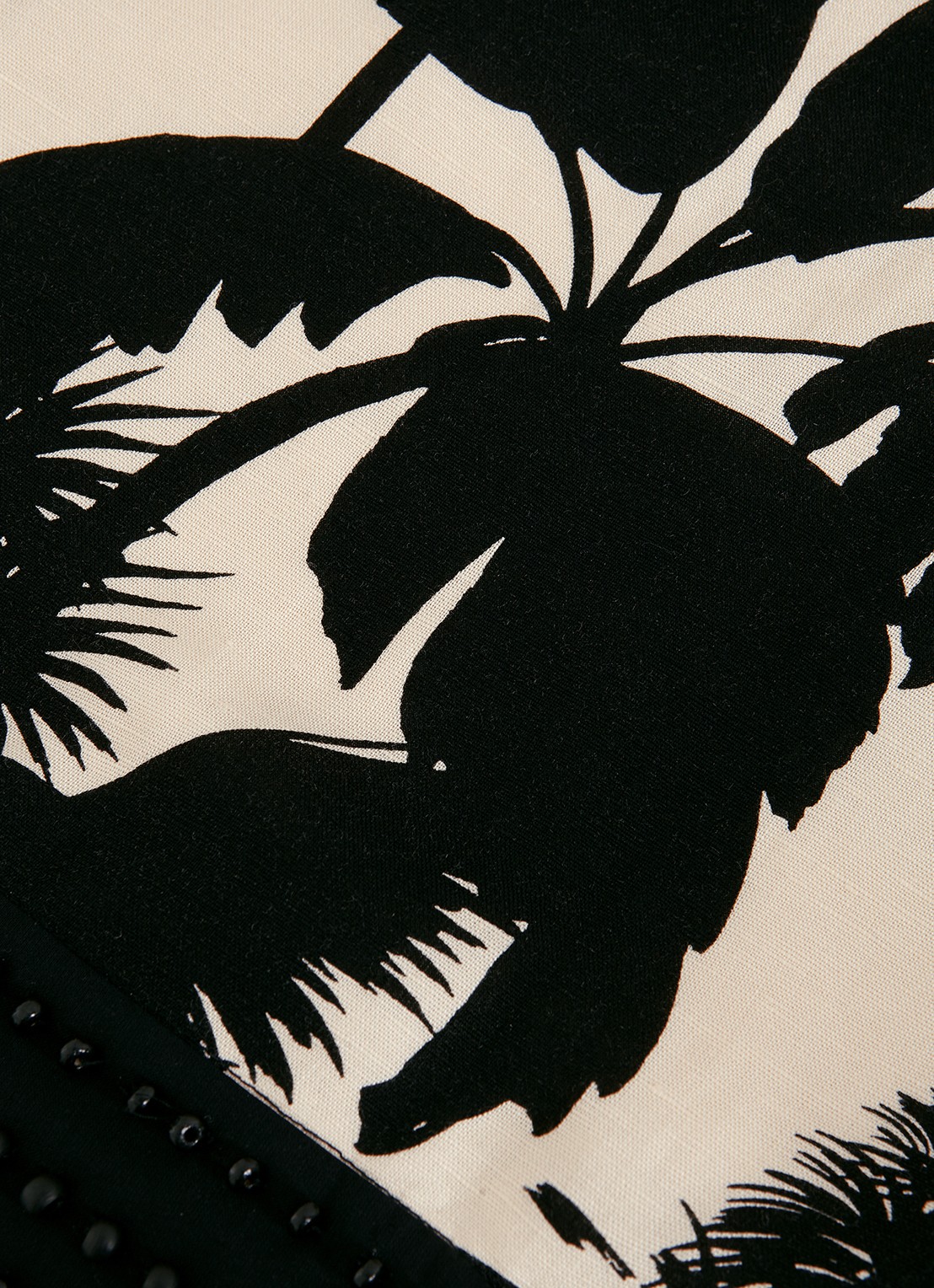 Phase Eight Vittoria tuniek met print en kralendecoratie - detail 6 ivoor