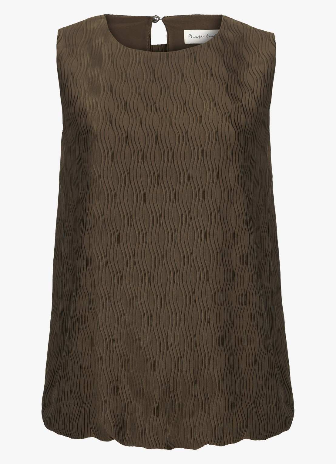 Phase Eight Zula top met textuur - voorkant 6 khaki
