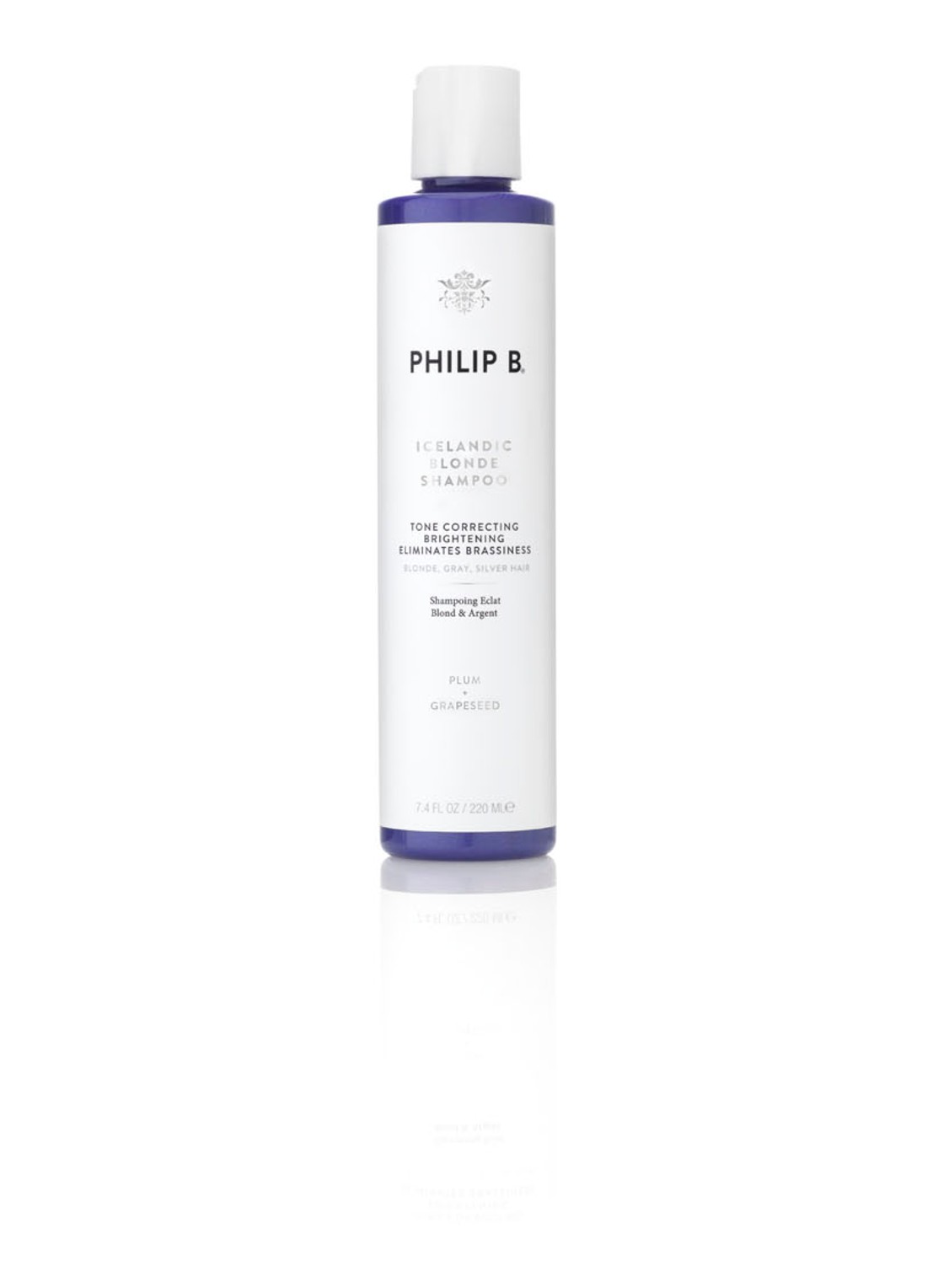 Philip B  Icelandic Blonde Shampoo - zilvershampoo - voorkant undefined