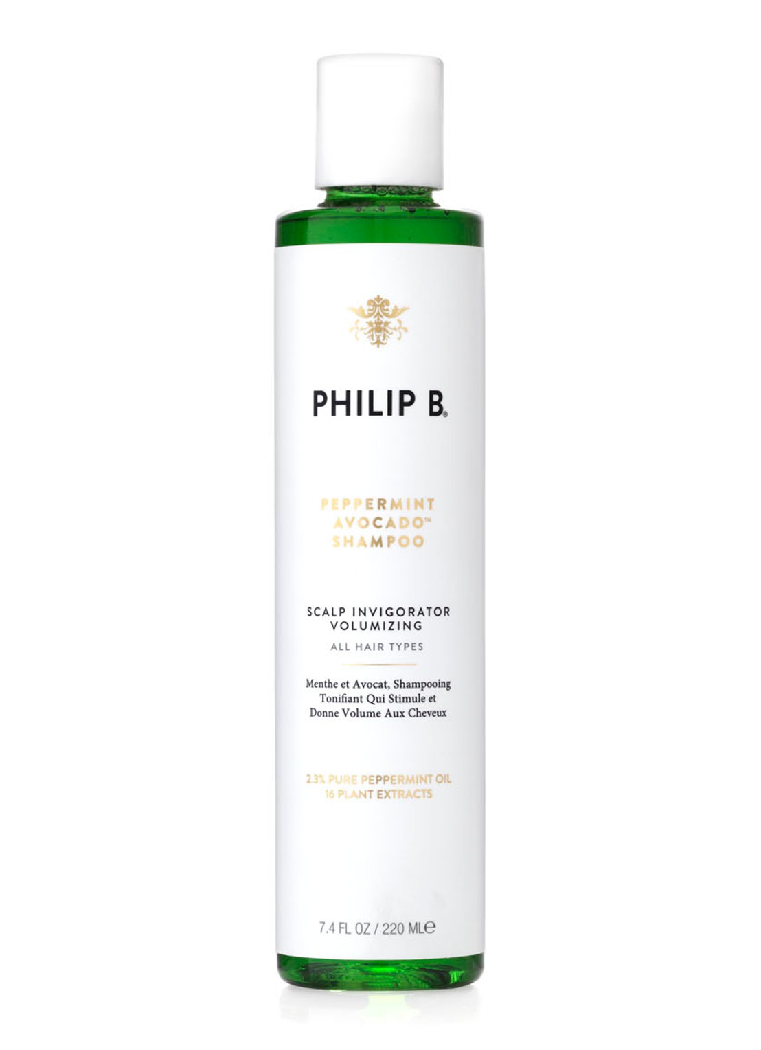 Philip B Mini Peppermint & Avocado Shampoo - travel size shampoo - voorkant undefined