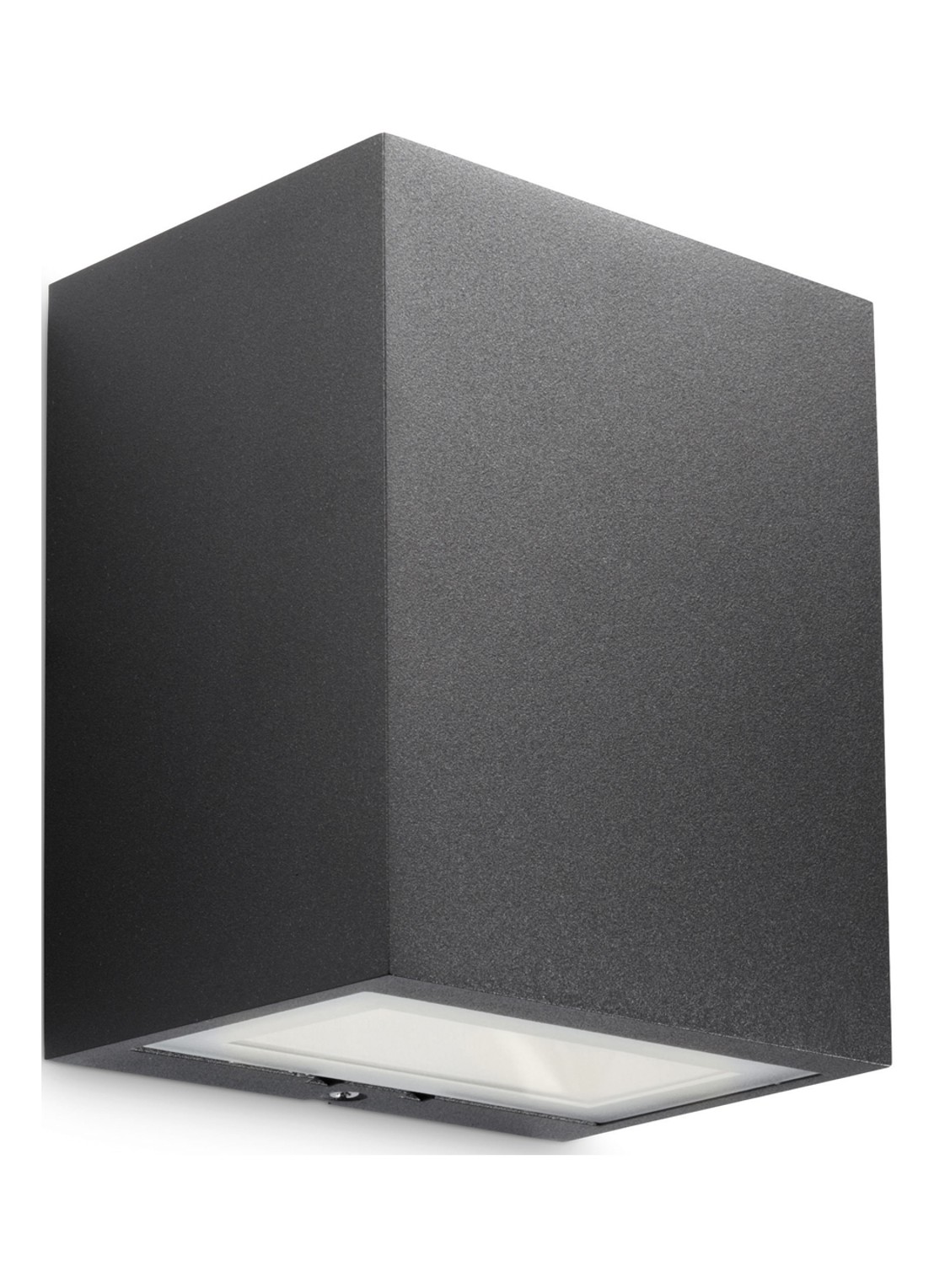 Philips Flagstone wandlamp 13,6 x 11,8 cm - voorkant 3 zwart