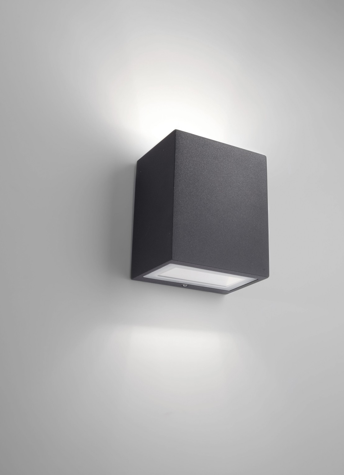 Philips Flagstone wandlamp 13,6 x 11,8 cm - voorkant 4 zwart