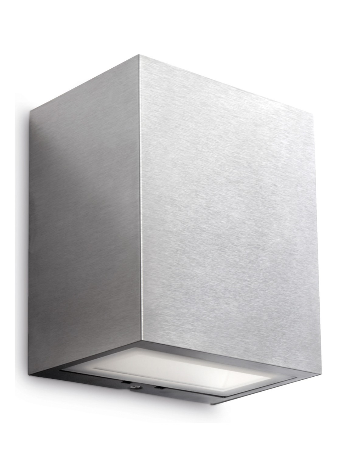 Philips Flagstone wandlamp roestvrijstaal - voorkant 4 metaal