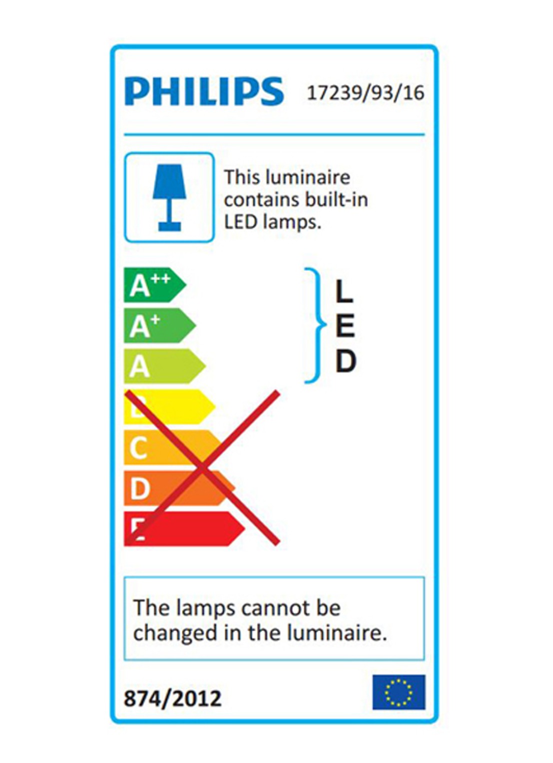 Philips Freedom wandlamp met bewegingssensor - detail 6 antraciet