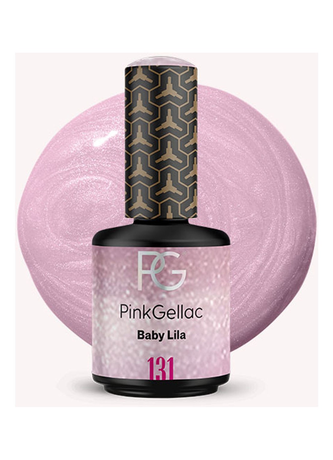 Pink Gellac 131 Baby Lila - gel nagellak - voorkant 131 baby lila