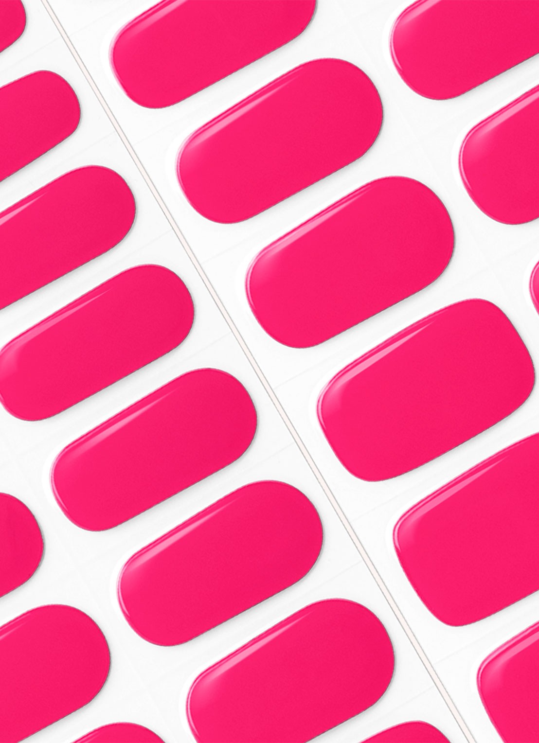 Pink Gellac Gel Stickers - nagelstickers - detail 3 023 rosy red