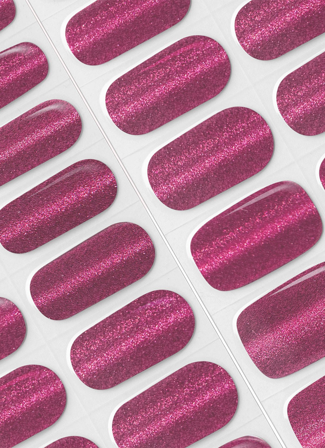 Pink Gellac Gel Stickers - nagelstickers - detail 3 027 cat eye flamenco red