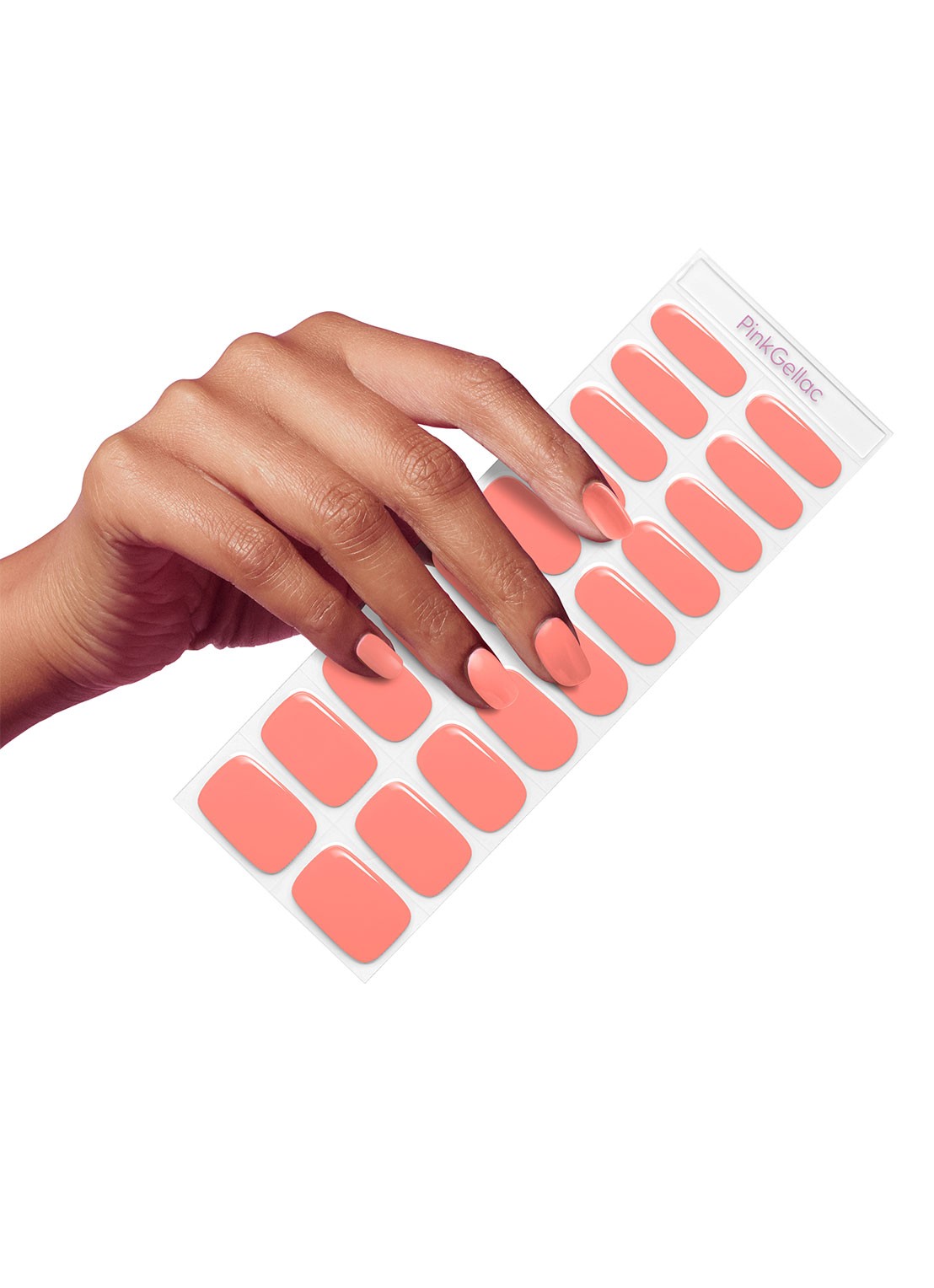 Pink Gellac Gel Stickers - nagelstickers - voorkant 2 043 soft apricot
