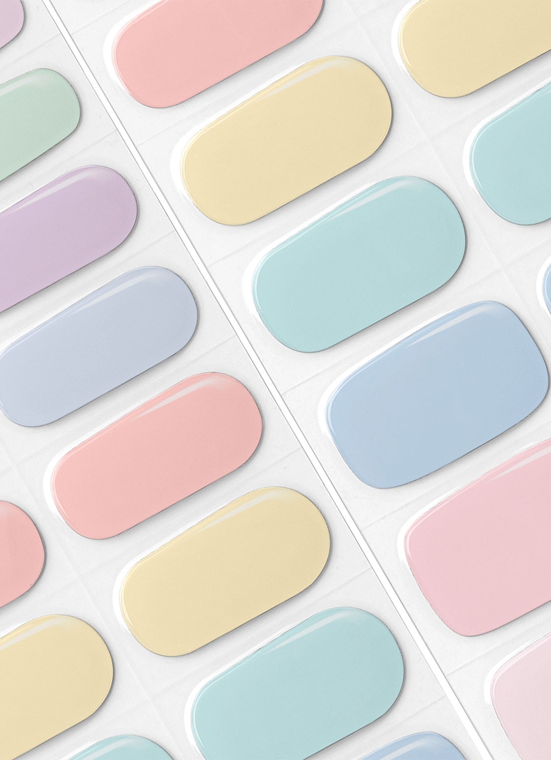 Pink Gellac Gel Stickers - nagelstickers - detail 5 pastel party