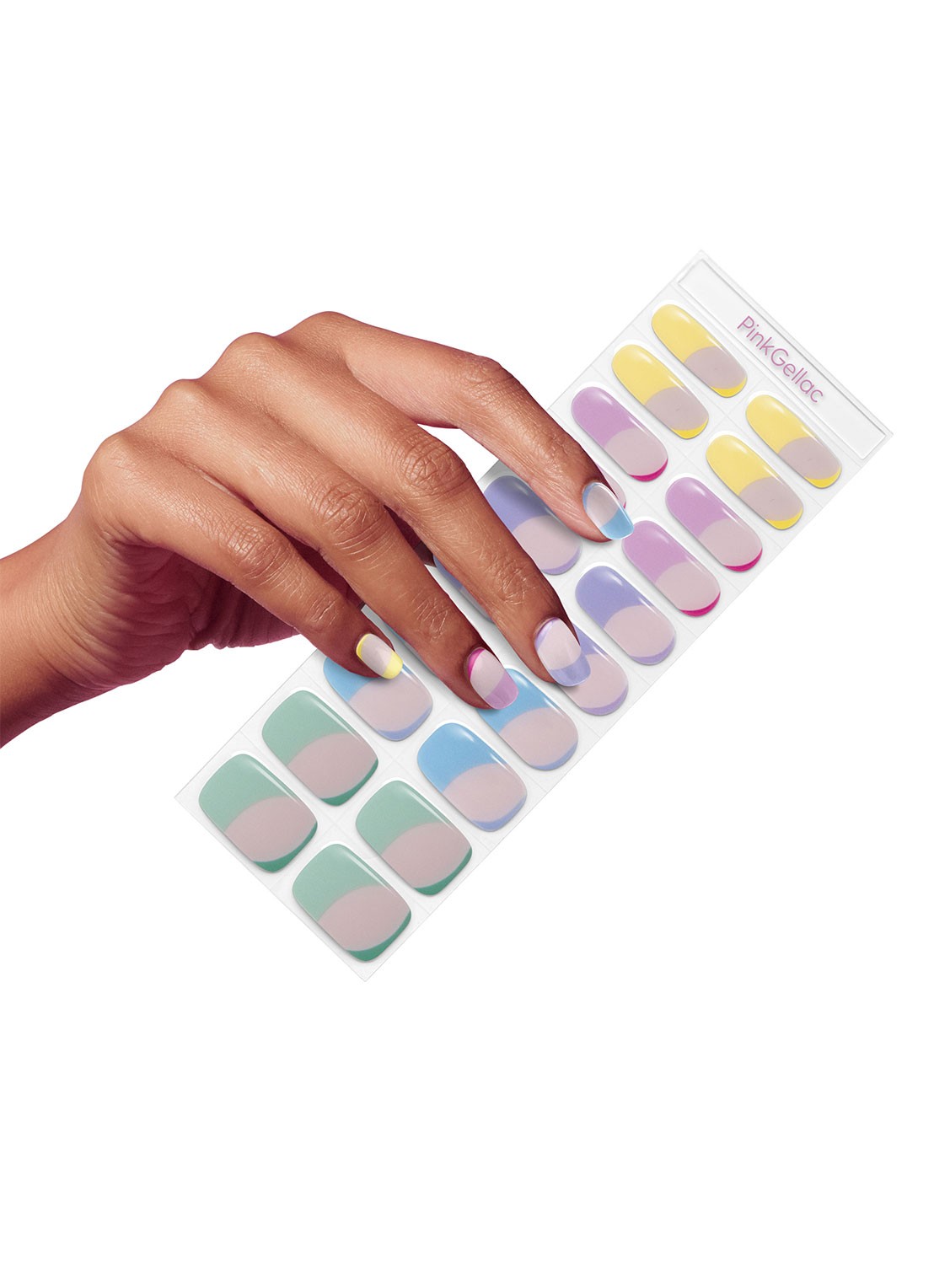 Pink Gellac Gel Stickers - nagelstickers - voorkant 5 pastel dream